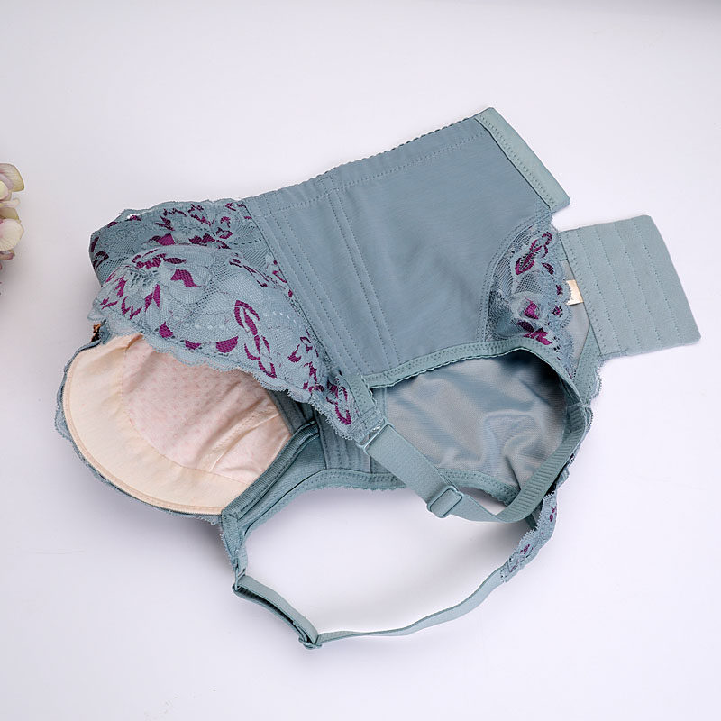 软钢圈五排扣美容院精油美胸内衣 梅花女内衣文胸