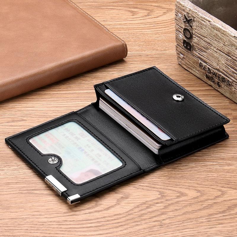 男商务大容量真皮精致高档名片包 瑞贝卡罗西卡包