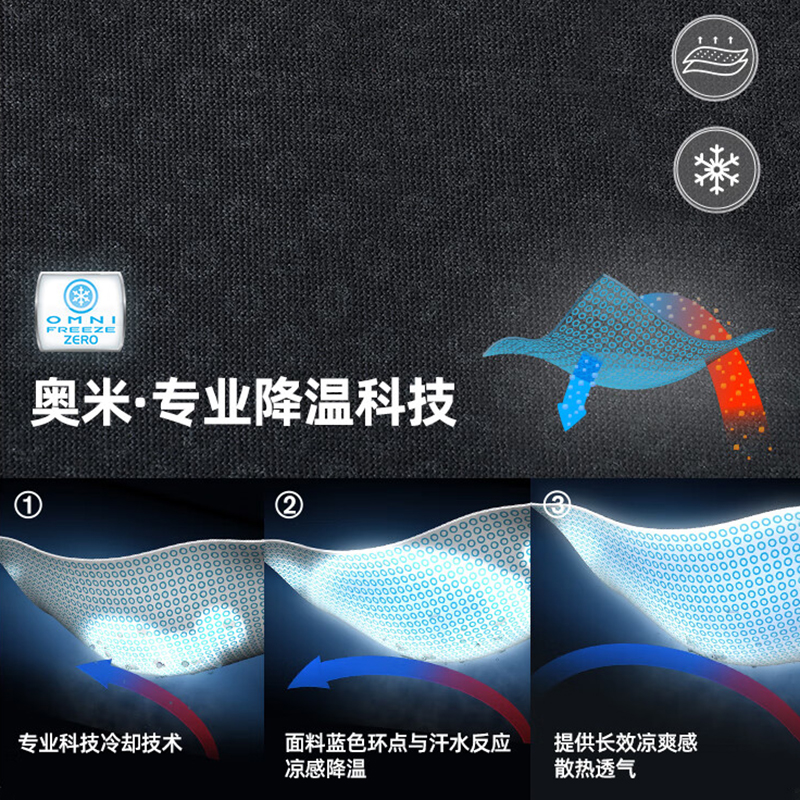 Columbia哥伦比亚户外25夏季新品男子降温凉爽运动短袖T恤AE9404 - 图3