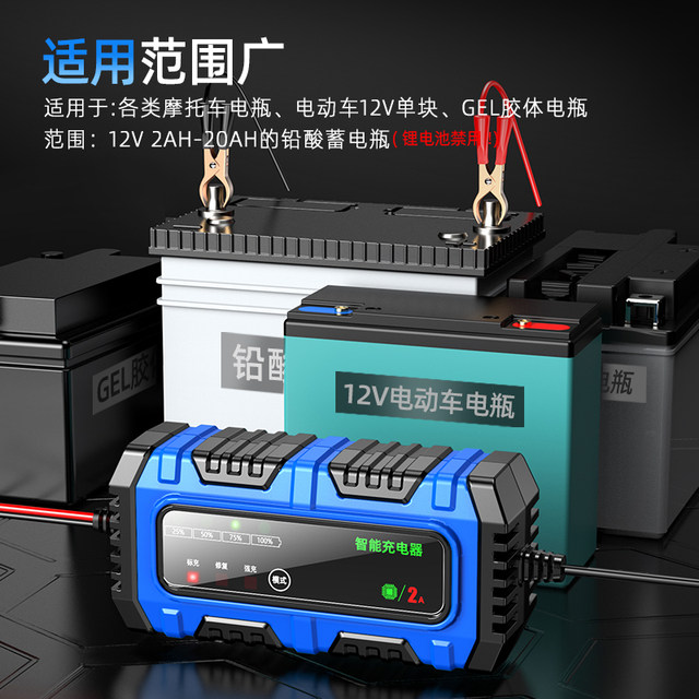 12v lead-acid fully automatic universal sled motorcycle