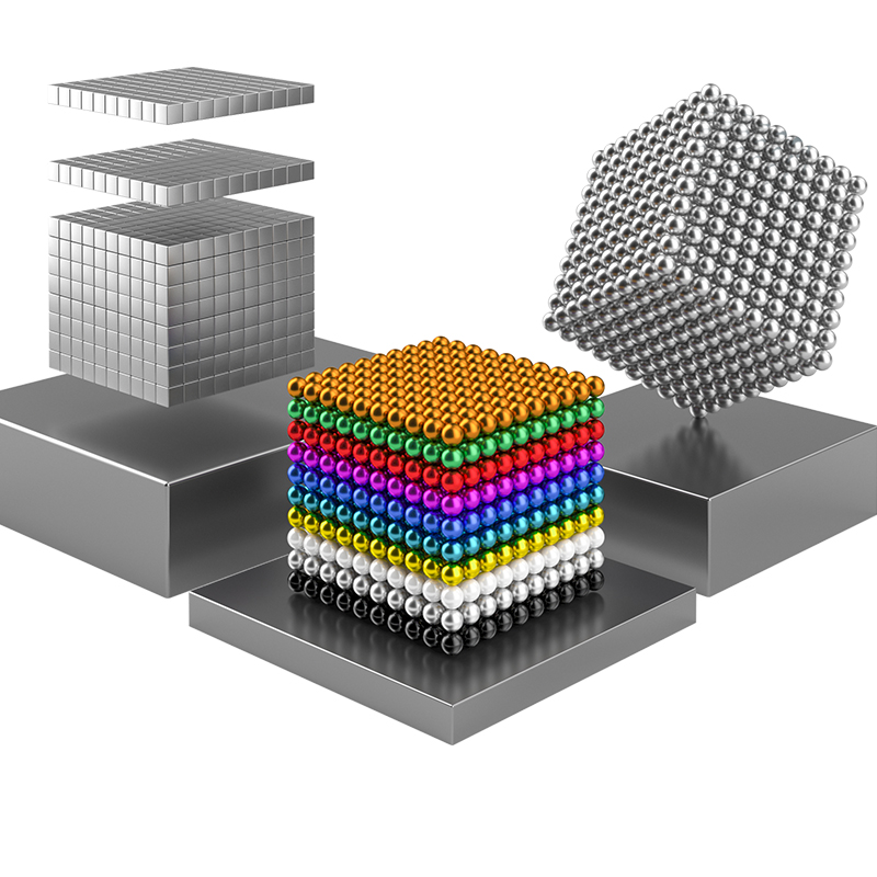 巴克球磁力球1000颗便宜百变磁力珠魔力球吸铁石积木拼装益智玩具-图3