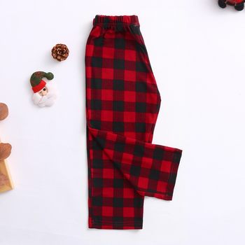 Traje de navidad a juego para padres e hijos, ropa de dormir