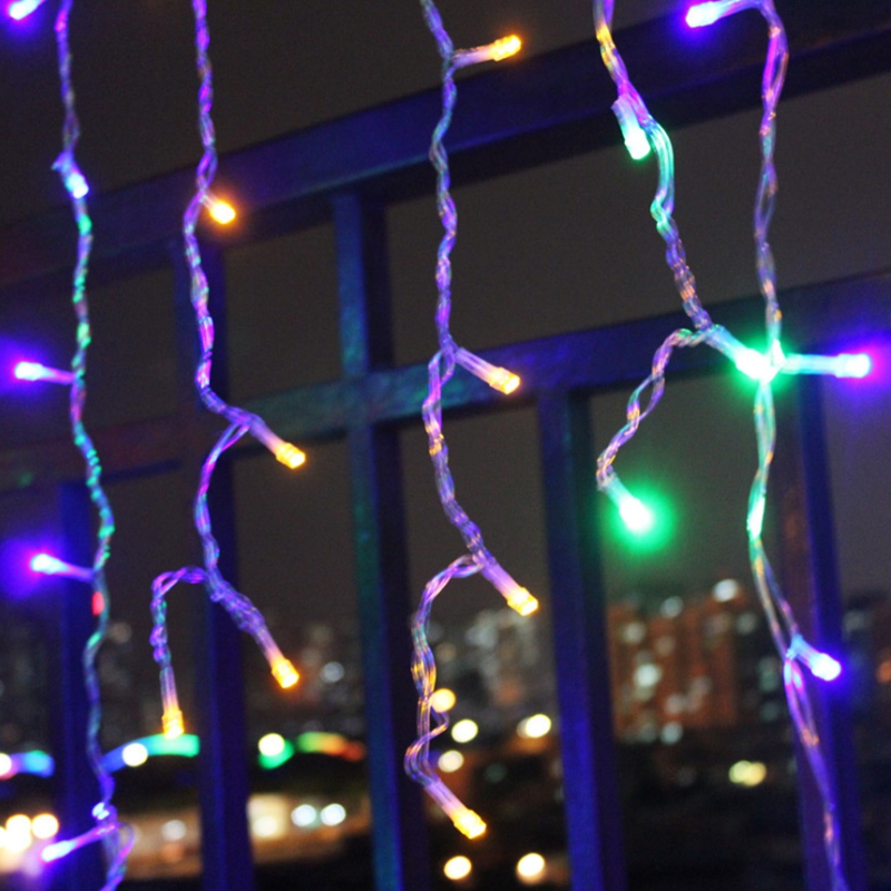 5M Christmas Garland LED Curtain Icicle String Lights Droop - 图3