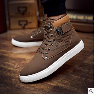 Dwayne Men's vulcanized shoes Spring/Autumn Men shoes Hi - 图1