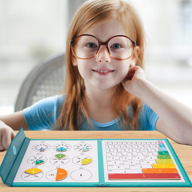 Fraction strips, fraction blocks, equal division operation mathematics teaching aids