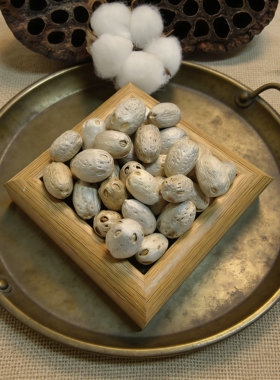 【五眼菩提】白黄五眼菩提豆荚娃娃果壳种子风铃DIY天然装饰材料