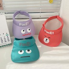 пляжная шляпа 儿童空顶防晒帽男女宝宝2-10岁夏季遮阳帽户外时尚防紫外线大檐帽