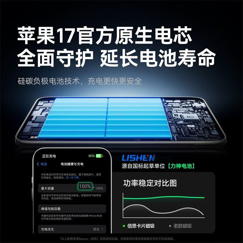【3C认证可上飞机】倍思卡片磁吸充电宝2026新款Magsafe无线20W快充移动电源10000mAh苹果17/16华为小米手机,淘宝优惠券,粉丝福利购,淘宝优惠卷