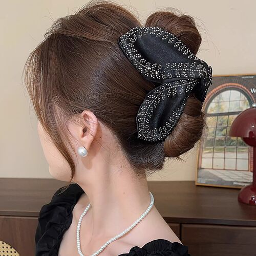 高级感轻奢三角抓夹女2025新款后脑勺盘发鲨鱼夹时尚气质发卡头饰 - 图2