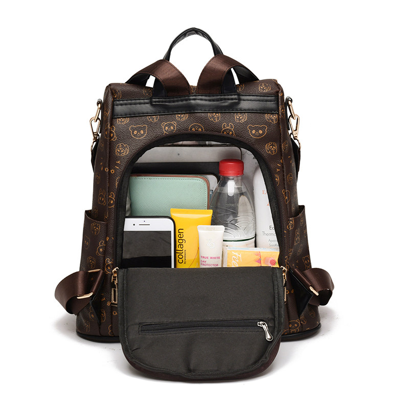 背包女双肩2021新款时尚ins 歌古娅双肩背包