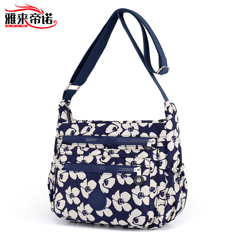大容量帆布包轻便防水中老年斜挎包 雅来帝诺女士包袋