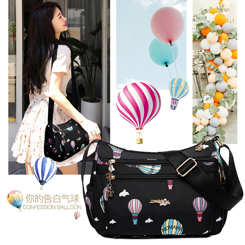 女2020新款韩版牛津布帆布包斜挎包 雅来帝诺女士包袋