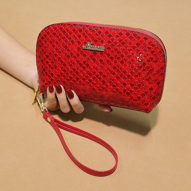 2021新款韩版真皮休闲手拎包潮 媚妃女士包袋