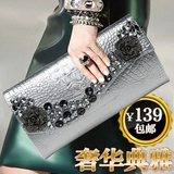 媚妃 Маленькая сумка клатч, вместительная и большая универсальная сумка с петлей на руку, коллекция 2023, из натуральной кожи