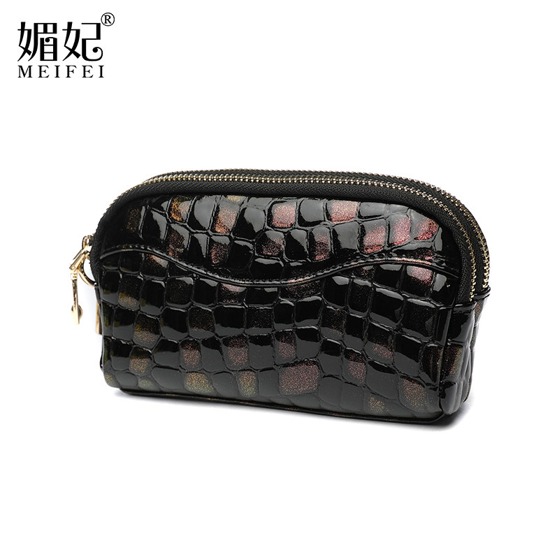 真皮女2023新款妈妈买菜手拿零钱包 媚妃女士包袋