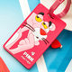 Luggage card suitcase strap travel tag cartoon