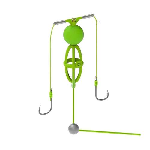 灵活上饵反离底钓钓线组饵笼子线双钩返底浮力球鲢鳙套装鱼钩钓组 - 图3