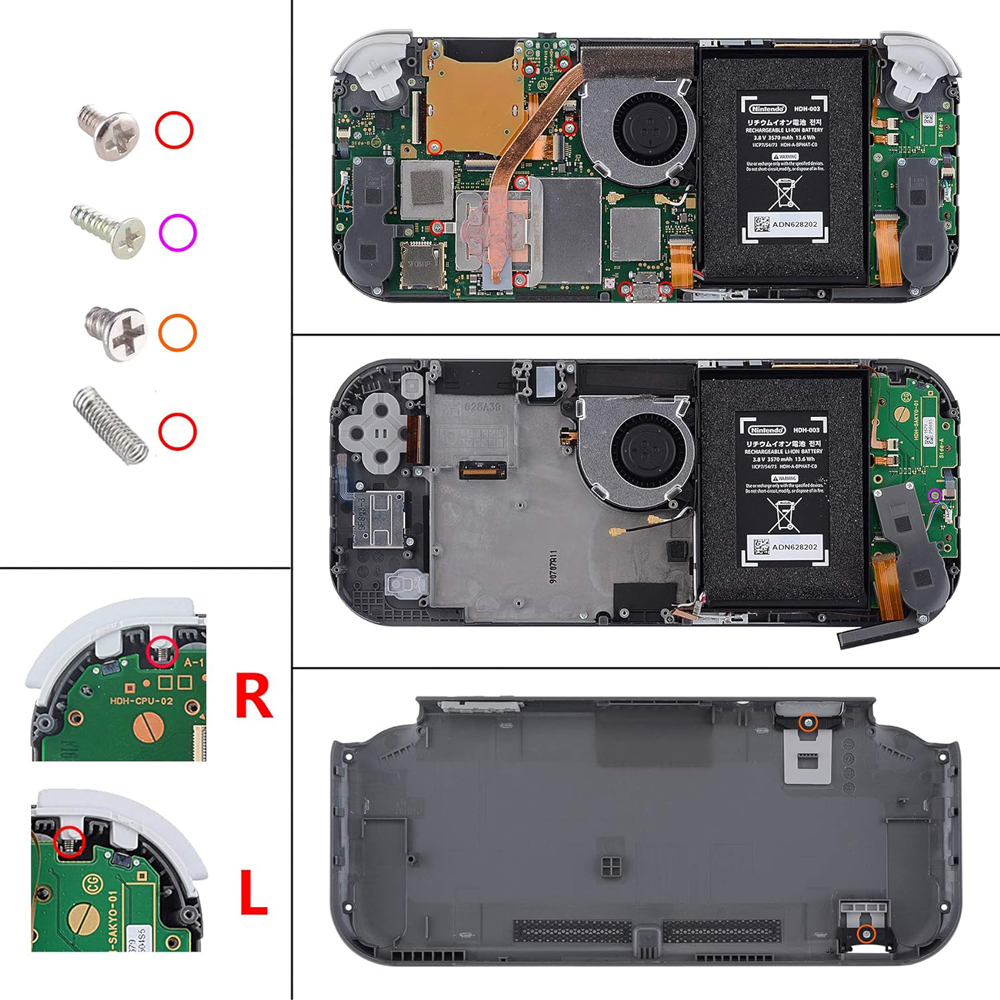 任天堂switchlite替换壳ns lite改装配件DIY透明壳Lite白色外壳 - 图2