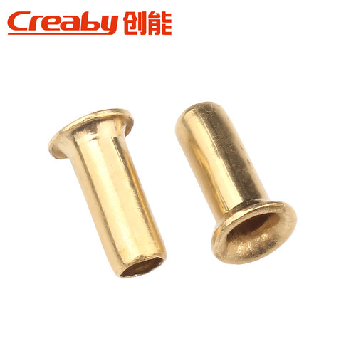 铜鸡眼铆钉空心铜铆钉扣单机管过孔通芯帽钉M2/M2.5M3/M3.5M4(X) - 图1
