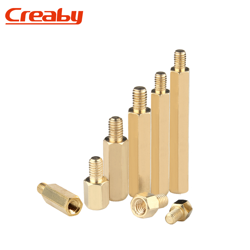 铜柱M2M3M4M5M6单头六角螺柱机箱主板螺丝隔离柱电路板接线柱(X) - 图2