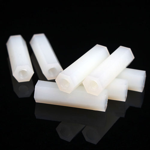 尼龙双通六角柱 六角隔离柱 塑胶支撑柱 PC板绝缘螺柱M2/M2.5M3M4 - 图3