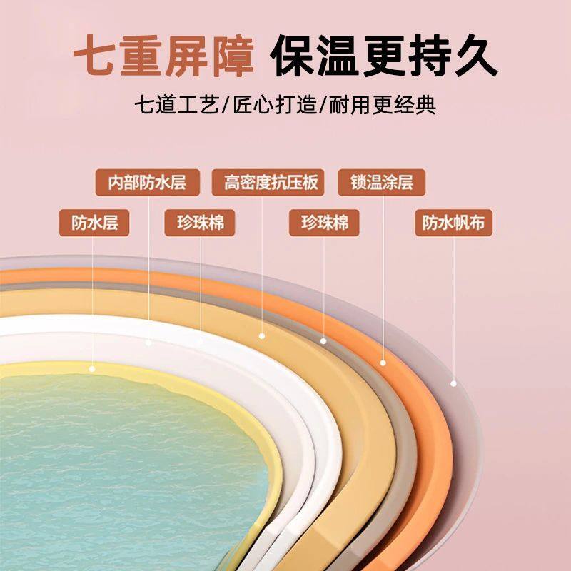 泡澡桶折叠浴缸大人浴桶家用成人全身洗澡桶沐浴桶加厚保温神器,淘宝优惠券,粉丝福利购,淘宝优惠卷