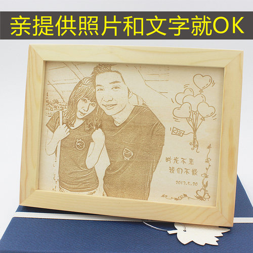情人节礼物定制送女生男朋友生日礼物结婚一周年纪念日送老婆老公 - 图0