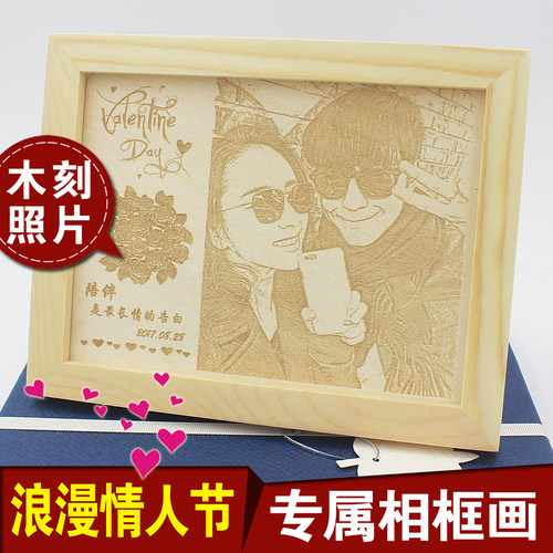 情人节礼物定制送女生男朋友生日礼物结婚一周年纪念日送老婆老公 - 图1