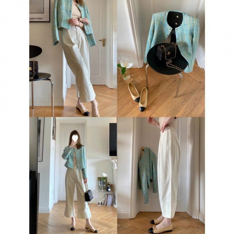 绿色小香风外套女秋冬2026新款法式气质名媛高级感小个子短款上衣,淘宝优惠券,粉丝福利购,淘宝优惠卷