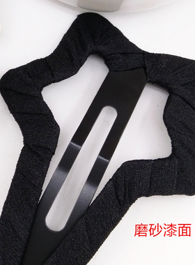 新款大号布艺星星发夹缠布碎发夹