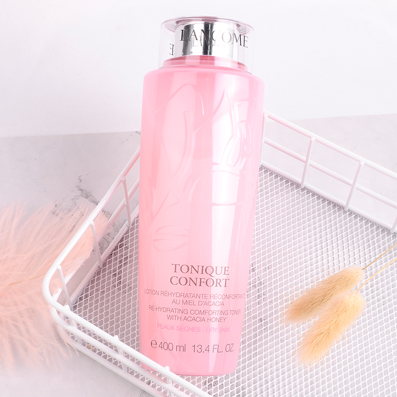 牛妈美妆法国lancome兰蔻粉水400ml保湿舒缓补水玫瑰爽肤清滢柔肤大粉水女1