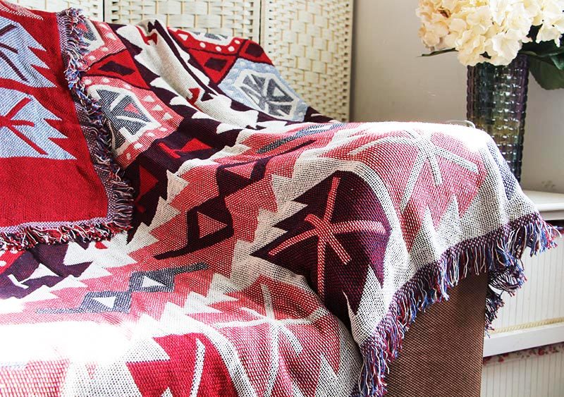 北欧加厚沙发巾沙发毯民族风沙发套纯棉沙发罩,淘宝优惠券,粉丝福利购,淘宝优惠卷