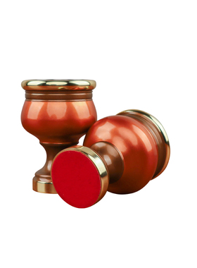 纯铜供酒杯高脚佛堂黄铜供水杯