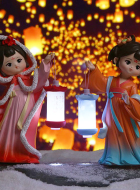 汉服美女摆件公主桌面装饰小礼物