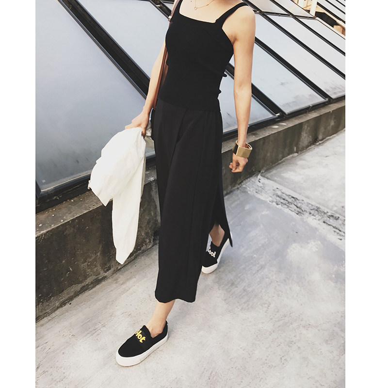 春夏裙裤韩版显瘦宽松大码休闲裤子 lulupeach休闲裤