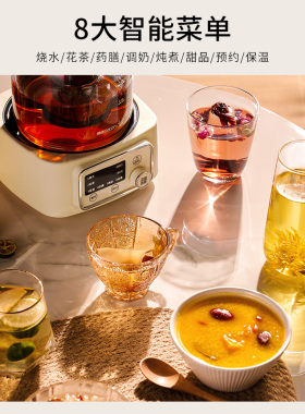 帅康玻璃养生壶多功能烧水煮花茶