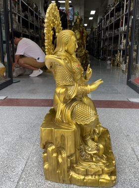 铜真武祖师爷铜像摆件大号家居