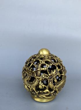 铜九转乾坤鼎摆件招财书房办公室