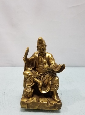 小号活佛济公济颠和尚铜像摆件