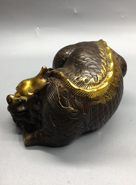 铜貔貅吞金兽金钱兽摆件招财聚财