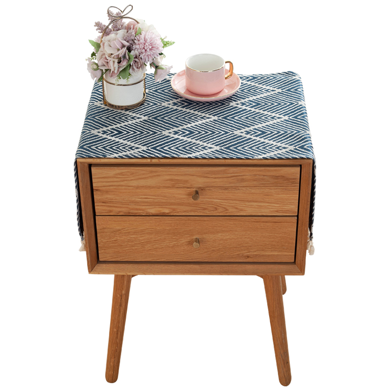 简约床头柜流苏盖布床头柜罩电视机罩微波炉洗衣机冰箱盖巾防尘罩,淘宝优惠券,粉丝福利购,淘宝优惠卷