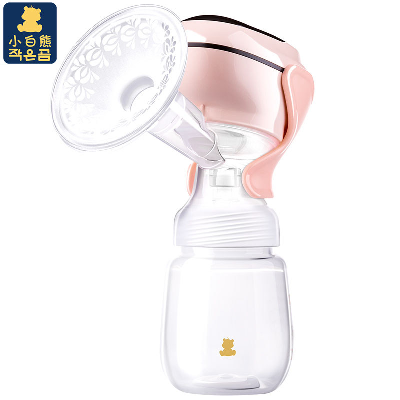 小白熊电动一体式便携吸乳吸奶器 智翔母婴吸奶器