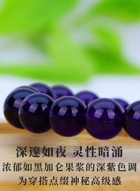 天然巴西浅紫水晶6mm~17mm散珠DIY配饰手串项链半成品饰品