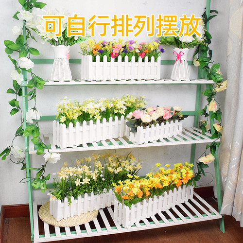 清明节仿真花墓碑祭坟用品花束扫墓花盒祭祀上坟用的假花祭祖绢花 - 图2