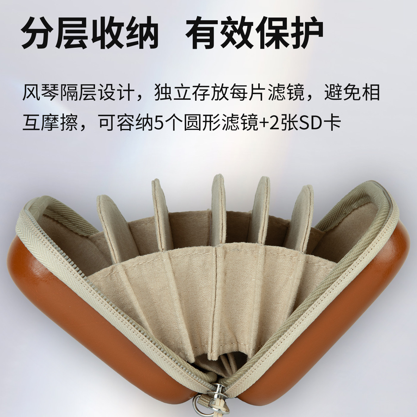 Haida海大圆形滤镜包数码收纳整理包配件包多功能包通用型防水防尘,淘宝优惠券,粉丝福利购,淘宝优惠卷