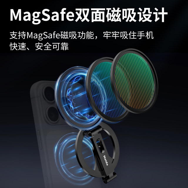 Haida three-fold magnetic phone filter holder