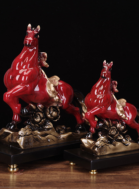马到成功摆件招财马工艺品