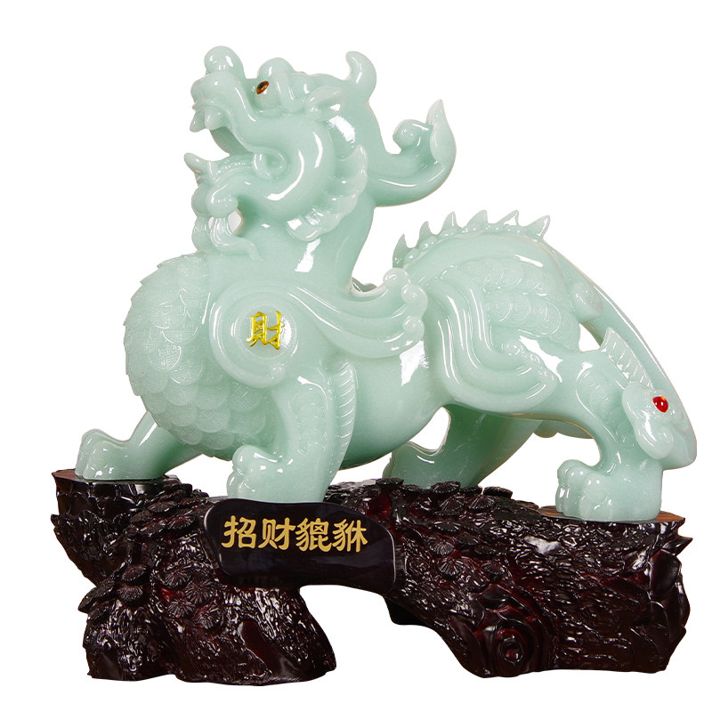 招财玉貔貅摆件一对家居皮丘办公室桌面装饰客厅风水乔迁开业礼品,淘宝优惠券,粉丝福利购,淘宝优惠卷