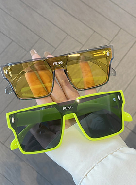 痞帅墨镜男时尚个性2025年白色酷潮前卫街拍夜店太阳镜女遮阳眼镜