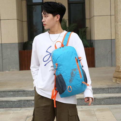 户外登山双肩背包超轻薄便携皮肤包运动休闲旅行徒步迷你小背包女 - 图0